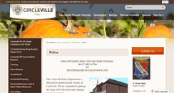 Desktop Screenshot of circlevillepolice.com