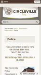 Mobile Screenshot of circlevillepolice.com